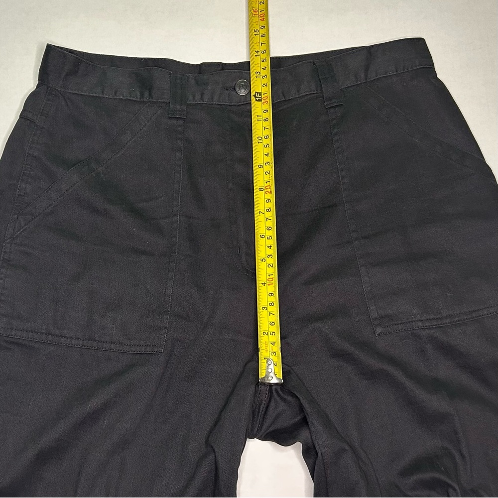 bill blass Women's Size 14 Black Carpenter-Pants-Style Wide-Leg Chinos - Picture 11 of 14